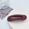 Clip ovalado grande en la parte posterior de la cabeza con forma de pico de pato para mujer, clip de una palabra para cabello roto, clip para flequillo, tocado, clip para el cabello lateral