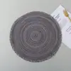 Mantel Individual para Mesa de Comedor del Hogar Estilo Nórdico, Fondo de Lino para Fotografía de Alimentos y Horneado Casero, Mantel Redondo Aislante Térmico Transfronterizo, Mantel de Hilo de Algodón