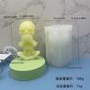 Molde de silicona para vela de calavera transfronteriza nuevo no mencionar cubierta para ojos cubierta para boca cubierta para oreja diy hecho a mano molde para decoración del hogar