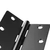 Comercio Exterior Amazon Norteamericano Civil Bisagra Plana Silenciosa Ángulo Recto Accesorios de Ferretería Negros Puerta de Madera Bisagra de Hoja Suelta