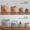 Saco de papel Kraft lavável estilo nórdico atacado de fábrica lavável resistente a rasgos saco de armazenamento para geladeira cozinha mesa