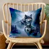 Fundas de Almohada 3D Más Vendidas Transfronterizas con Animales Lindos Adecuadas para Decoración de Sofá y Sala de Estar en Casa, Fundas de Cojín Personalizables