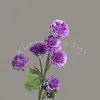 Flores Artificiais Lilases em Camadas com 6 Cabeças Decoração de Salão de Casamento Flores Artificiais Arte Floral para Casa Decoração Suave Exportação Atacado