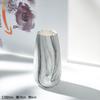 Vaso Decorativo de Cerâmica Branca Moderno e Simples Shumen para Flores Secas, Salão de Exposições, Sala de Estar, Gabinete de TV, Ornamentos de Flores Hidratadas