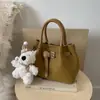 Bolso de Mano Pequeño Lindo, Sencillo y de Moda para Mujer, Nuevo Bolso Cubo Versátil de Nicho, Bolso de Hombro Único Cruzado, Alta Calidad
