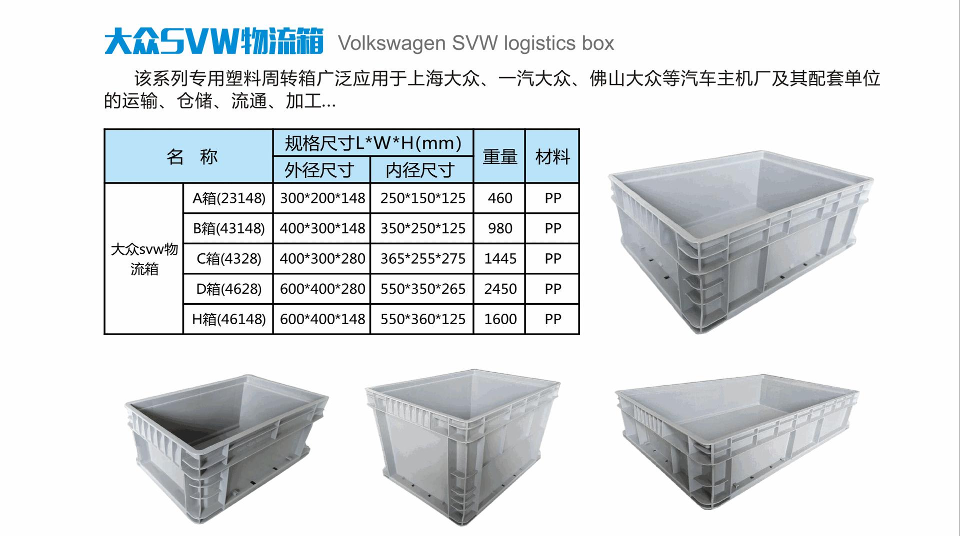 大众SVW物流箱