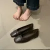 Versión de Piel de Cordero~Negro Francés Slip-on Puntas Redondas Planos Mujer Tacón Bajo Moda Viaje Lazo Bailarinas