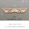 Aplique Esculpido em Madeira Maciça para Decoração de Mesa de Altar Budista com Bordas Florais, a Luz de Buda Brilha Sobre Dragões e Fênix, Ouro e Jade Preenchem o Salão