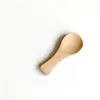 Fabricante de Cuchara de Madera de Madera de Loto Cuchara de Madera Maciza para Helado Té Postre Cuchara Pequeña para Bebé Mini Lista para la Venta