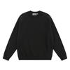 Esenciales Hhh Fog Estampado de Velour de Doble Línea Silicona en Relieve Sudadera Unisex de Peso Pesado Cuello Redondo Otoño e Invierno Moderna