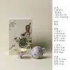 Conjunto de Chá Iroha Kiri Taro com Bolinhas Roxas, incluindo um bule e uma xícara, para uso doméstico, adequado para preparar chá para uma pessoa