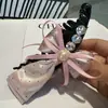 Nuevos Accesorios para el Cabello de Moda Estilo Coreano Multicolores Lunares de Satén Lazo de Perla Pinza para el Cabello Pinza Superior Pinza de Plátano Accesorios para el Cabello al por Mayor