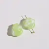 Dulce y Lindo Versátil Temperamento Goteo de Aceite Tridimensional Pastel Agujero Recto Resina Accesorios Aretes DIY Accesorios para el Cabello Colgante