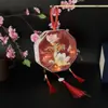 Festival das Lanternas Lanterna estilo chinês retro palácio luminoso Lâmpada de Palácio Lanterna de coelho portátil para crianças adereços de fotografia Hanfu