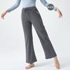 Pantalones de práctica de danza moderna de otoño, de algodón, holgados y de tubo recto, para hombre y mujer.