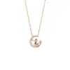 Colar Pequeno Príncipe Design de Nicho Feminino High-end Lua Elegante Luz Luxo Simples All-match Collar Cadeia Estrela Pingente