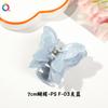 Qiyue transfronteiriço PS dupla borboleta mármore presilha de cabelo feminina flor grande presilha de cabelo pinça tubarão acessórios de cabelo atacado