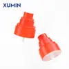 Frasco Redondo Reto de Preenchimento a Vácuo Xumin Personalizado 50-80ml Frasco de Loção PET 100-120ml Frasco Spray Gradiente Vermelho