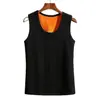 Chaleco cálido de terciopelo y terciopelo dorado engrosado para hombre 2026 invierno sin mangas camiseta interior chaleco