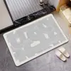 Tapete de Chão Listrado Boêmio Retrô para Porta de Entrada, Capacho Antiderrapante e Resistente a Manchas para Quarto e Sala de Estar, Tapete Absorvente de Água Estilo Étnico