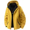 Popular chaqueta con capucha para hombre, marca de moda para primavera y otoño, chaqueta elegante y genial para hombre, nuevo modelo 2026, prenda superior cortavientos e impermeable