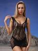 Moda Pure Sex Lingerie Sexy Free Maid Uniforme vestido Rede de Pesca Top Preto Pijama Sexy