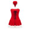S-XXL lindo ropa navideña envuelta en el pecho uniforme COS ropa navideña ropa para fiesta de cumpleaños ropa para actuación navideña