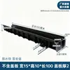 Canal de drenagem sulco em forma de U produto acabado plástico linear HDPE jardim cozinha pátio canal de drenagem de esgoto tampa de canaleta