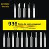 936 Ponta de Ferro de Solda Branca Amiga do Meio Ambiente 900m Adequada para Estação de Solda 936 Ponta Fina de Ferro de Solda Soldagem