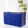 Bolsa de Maquillaje Original Portátil con Doble Cremallera, Bolsa Organizadora para Artículos de Tocador y Almacenamiento, Bolsa Multifuncional de Forro Interior tipo Longchamp