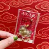 Colgante Pequeño de Caballo de Oro Puro 999 para el Año Nuevo del Caballo, Llavero con el Símbolo de Enriquecerse Inmediatamente, Adorno Colgante de Caballo del Zodiaco Regalo