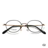 Gafas Frescas Studiomuku Se Pueden Ordenar o Salar Marco de Gafas Estilo Japonés Ultraligero Marco de Gafas Ovalado de Borde Grueso