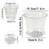 Tazas Gruesas para Plántulas de Mascotas de 3.5/4/5/6/7.5 pulgadas Macetas Tazas de Nutrientes Fuente Transfronteriza de Amazon Temu Dropshipping