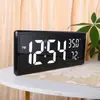 Fabricante Pantalla Grande Hogar Simple Reloj Despertador Digital LED Proyección Temperatura y Humedad Digital Colgante Escritorio Reloj Digital