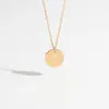 Moderna Moda Francesa El Principito y la Princesa Moneda Acero de Titanio Collar Verano Mujer Diseño de Nicho Elegante Collar Regalo para Pareja