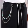 Nuevos Productos Transfronterizos Europeos y Americanos, Cadena para Pantalón de Doble Capa con Perlas de Nicho Versátil Retro, Cadena para Pantalón de Accesorios de Moda y de Alta Gama