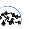 Tornillos Metálicos Universales para Parachoques y Guardabarros de Coche, Almohadillas de Fijación, Tornillos Autorroscantes M5*18 de Cabeza Hexagonal