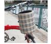Cesta de tela para bicicleta, cesta de tela para vela delantera de coche eléctrico, cesta plegable para bicicleta de montaña, cesta colgante para bicicleta, cesta para verduras