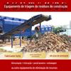 Equipamento de triagem de resíduos de construção de demolição máquina de triagem de resíduos de construção separador móvel de blocos de pedra e concreto