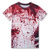 Camiseta infantil de manga corta con impresión digital 3D transfronteriza, verano holgada, efecto estéreo 3D a simple vista, Europa y Estados Unidos