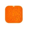 Tapete Alimentador de Silicone Popular para Cachorros, Jogo Americano de Grau Alimentício, Tigela Alimentadora Lenta Anti-Engasgo, Tapete de Lamber para Gatos e Cachorros, Tapete de Lamber para Pets, Transfronteiriço