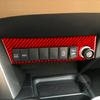 Adecuado para Toyota 14-19 RAV4 modificación interior de fibra de carbono interruptor de encendedor de cigarrillos accesorios de pegatina decorativa