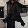 Venda Quente Transfronteiriça Verão 2025 Novo Design Blusa Feminina Franzida Gola Alta Pequena Manga Sino Top de Chiffon