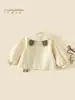 Abrigo de Algodón para Niña de Otoño, Top de Moda Estilo Coreano con Cuello de Muñeca, Chaqueta Nueva para Bebé y Niño Pequeño de Primavera y Otoño 2026, Ropa Infantil