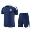 2526 Real Madrid Manga Corta Miami Uniforme de Entrenamiento Adulto Manga Corta Uniforme de Fútbol Transpirable Nápoles Traje de Manga Corta
