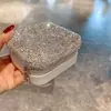 Caixa de Joias Mini Pequena Criativa Cravejada de Diamantes Caixa Cosmética Portátil de Viagem Modelo Quente Transfronteiriço Venda Direta da Fábrica