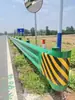 Guard-rails de onda dupla e onda tripla, guard-rails ondulados, barreiras de segurança anti-colisão galvanizadas e com pintura eletrostática para estradas rurais e rodovias