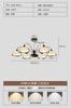 Lustre Estilo Medieval para Sala de Estar, Lustre Estilo Creme para Sala de Jantar, Lustre de Alta Qualidade Estilo Creme, Luz Principal para Sala de Estar com Proteção para os Olhos para Quarto