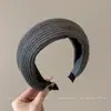 Diadema retro de ala ancha con lunares, adecuada para frentes amplias, para lavarse la cara, uso diario, versátil, ligera y que irradia una vibra lujosa y sofisticada