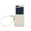 Adecuado para Samsung Z Flip5 Cartera Diamante Funda para Teléfono Móvil Zflip4 Almacenamiento de Tarjetas de Gran Capacidad Funda de Cuero para Teléfono Móvil